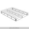 King size 7.8-inch Metal Frame Box-Spring Foundation for Mattress with Cover