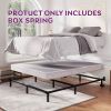 King size 5-inch Low Profile Metal Box Spring Mattress Foundation with Cover