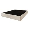 Queen size 7.8-inch Metal Frame Box-Spring Foundation for Mattress with Cover