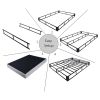 Queen size 7.8-inch Metal Frame Box-Spring Foundation for Mattress with Cover