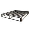 Full size 7.8-inch Metal Frame Box-Spring Foundation for Mattress with Cover