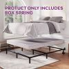 Full size 5-inch Low Profile Metal Box Spring Mattress Foundation with Cover