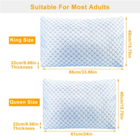 Cooling Memory Cotton Pillow (Option: Style1)