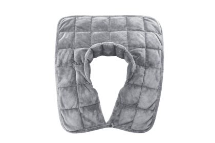 Kathy Ireland Weighted Neck and Shoulder Wraps - 4.5 lbs (Color: Silver, size: One Size)